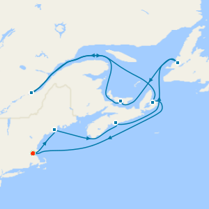 Maine & Canada from Boston with a 2 night pre cruise stay