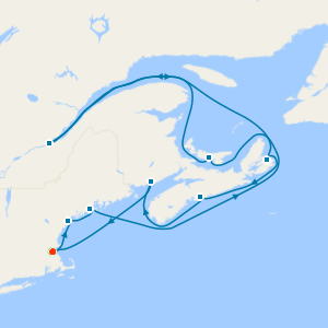 Maine & Canada from Boston with a 2 night pre cruise stay
