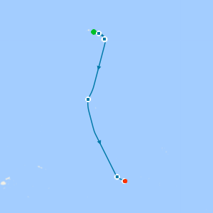Pacific Island Ocean Crossing from Honolulu to Papeete