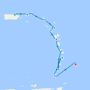 Eastern Caribbean Fly Cruise with Two Night Pre and Post San Juan and Barbados Hotel Stays