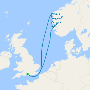 Scenic Norwegian Fjords from Southampton