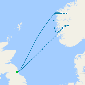 Norwegian Fjords in Five Nights from Newcastle
