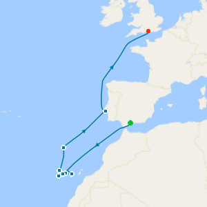 Canary Islands, Madeira & the Solar Eclipse from Malaga to Portsmouth