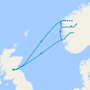 Mountains, Waterfalls & Fjords of Norway from Rosyth