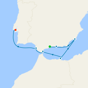 A Journey through Andalusian Legends, Coastal Fortresses & Portuguese Light  from Malaga to Lisbon