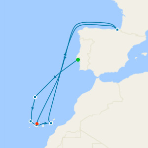 A Journey of Atlantic Isles, Volcanic Shores & Iberian Light from Lisbon to Tenerife