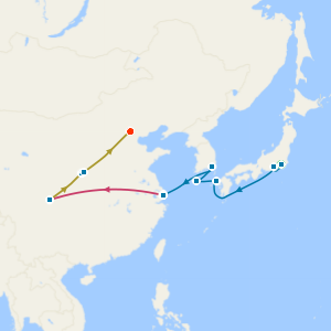 9 Night Shanghai, Giant Panda, Terracotta Warriors and Great Wall Tour with Cruise from Tokyo