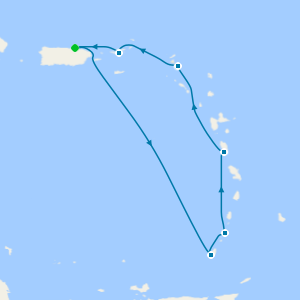 Southern Caribbean Gems - San Juan R/trip