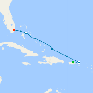 Sunshine Passage from San Juan to Miami
