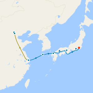 Beijing, The Great Wall and Shanghai to South Korea, Kobe and Tokyo