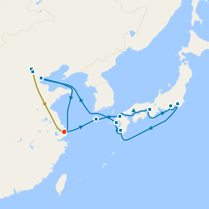 Beijing, The Great Wall and Shanghai to Kobe, Yokohama and Nagasaki