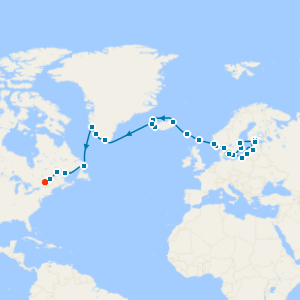 Northern Europe, Iceland, Greenland & Canada from Copenhagen - Fly Cruise