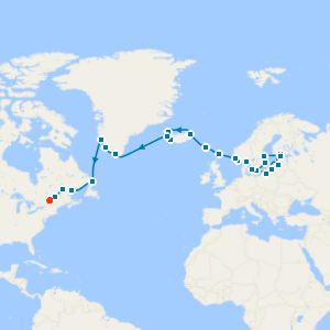 Northern Europe, Iceland, Greenland & Canada with Copenhagen and Montreal City Stays 