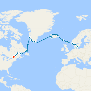 Across the North Atlantic: Iceland with Copenhagen and Montreal City Stays 