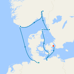 Harbours of Norway, Sweden & Denmark with Hamburg and Copenhagen City Stays 