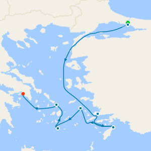 A Journey of Ancient Echoes & Island Grace from Istanbul - Fly Cruise