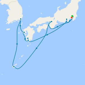 Tokyo Stay, Mt. Fuji, Osaka, Okinawa, Nagasaki and South Korea 