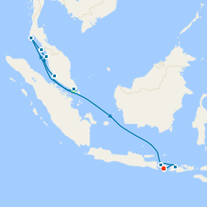 Bali, Malaysia & Thailand from Singapore to Bali