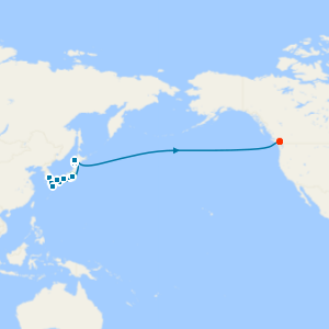 Tokyo Stay, Mt. Fuji, Best of Japan and Transpacific to Vancouver