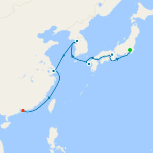 Asia Explorer from Tokyo to Hong Kong