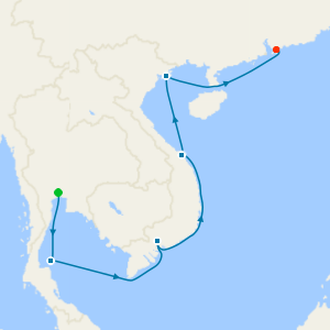 Treasures of Asia from Bangkok (Laem Chabang) to Hong Kong