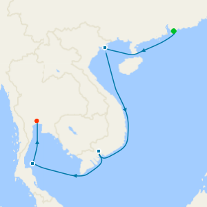 Exotic Escapes from Hong Kong to Bangkok (Laem Chabang)