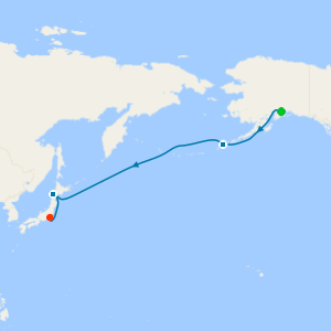 Transpacific Crossing from Whittier to Tokyo
