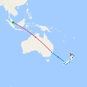 Singapore Stopover, Sydney Stay and Fjords of New Zealand