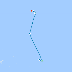 Tahiti and Hawaii Pacific crossing  from Papeete to Honolulu