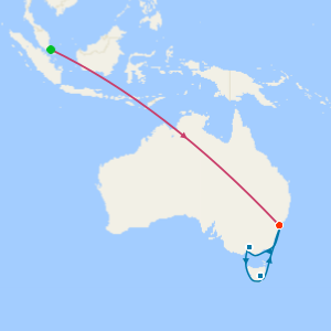 Singapore Stopover, Sydney Stay, Melbourne and Tasmania 