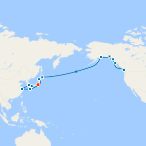 A Grand Journey from Rainforest Peaks to Japan’s Scenic Coastal Vistas from Vancouver to Tokyo - Fly Cruise