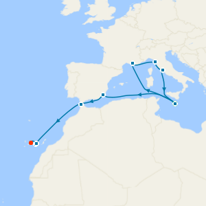 France, Italy & Spain from Malta to Tenerife