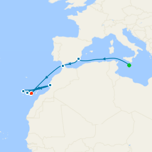 Canary Islands, Spain & Morocco from Malta to Gran Canaria