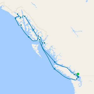 Great Bear Rainforest & Alaska Explorer from Vancouver