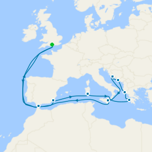 Spain, Italy, Greece & Croatia from Southampton