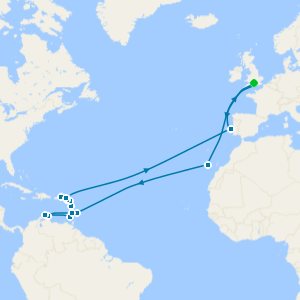No-Fly Caribbean Adventure from Southampton