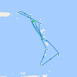 Eastern Caribbean from St. Kitts