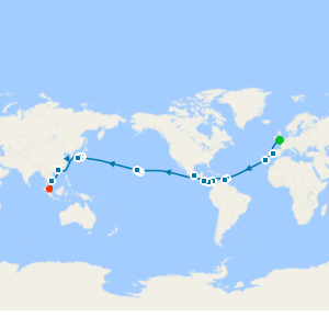 Hawaii, Japan and the Wonders of Asia from Southampton