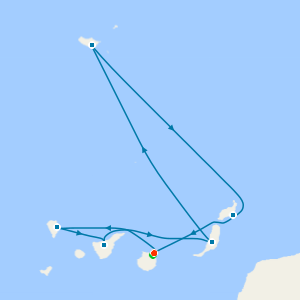Canary Islands from Gran Canaria with a 2 night pre-cruise stay