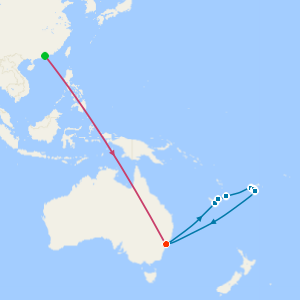Hong Kong Highlights, Sydney Shores, Fiji and South Pacific 