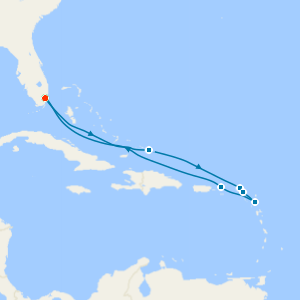 Eastern Caribbean from Miami - Fly Cruise