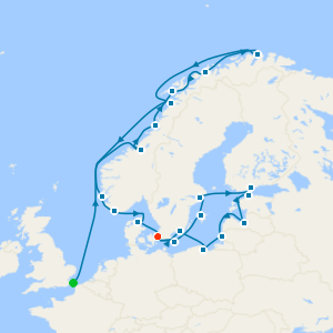 Exploring Norway's Midnight Sun & Baltic Summer from Dover to Copenhagen