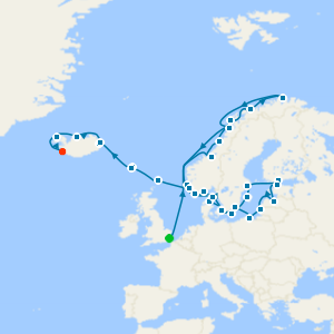 Summer Exploration: Norway, Baltic Coasts & Iceland from Dover to Reykjavik