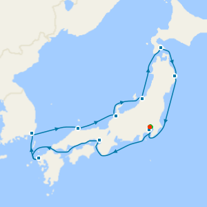 Northern Japan from Yokohama - Fly Cruise