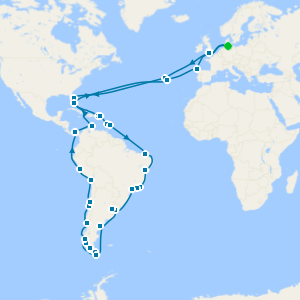South America Discovery from Hamburg