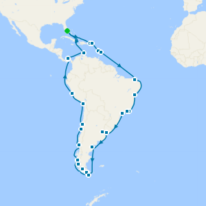 South America Discovery from Miami