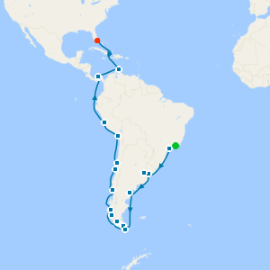 Rio de Janeiro to Miami