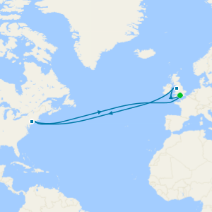 Sail Queen Mary 2's 500th Transatlantic Crossing: Roundtrip from Southampton