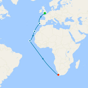 Southampton to Cape Town