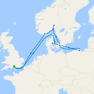 Scandinavia and Northern Europe from Southampton